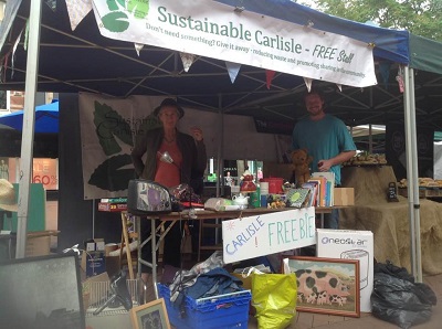 Sustainable Carlisle freebie stall